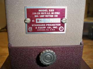 Standard Filmstrip Projector Model 333 + Hardcover Case  