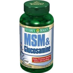  Natures Bounty  MSM Glucosamine, 90 capsules Health 