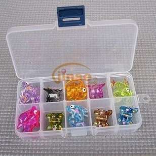 10 Grid Jewelry Display Organizer Storage Box #S076  
