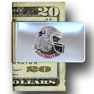  New England Patriots Sculpted & Enameled Pewter Money Clip 