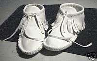 Native American Moccasins boots hand sewn leather  