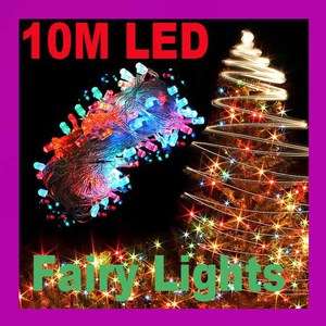 10M 100 LED Color String Fairy Lights Christmas Wedding Party US 