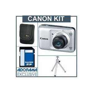 Canon PowerShot A800 Digital Camera Kit   Silver   with 4GB SD Memory 