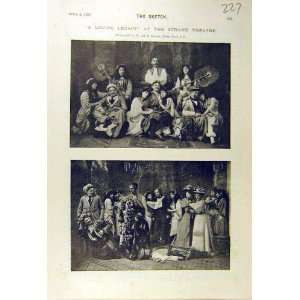  1895 Strand Theatre Loving Legacy Scenes Play Actors