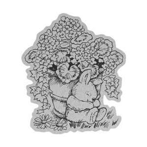  Penny Black Cling Rubber Stamp 4X6 Dreaming Geraniums 