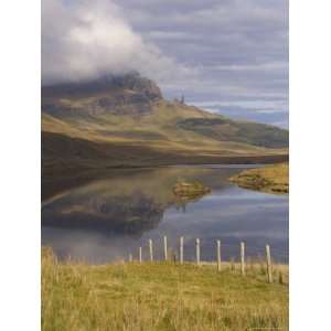 Loch Leathan, the Old Man of Storr, Isle of Skye, Inner Hebrides, West 