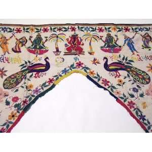   Gujarat India Embroidery Door Topper Toran Gate