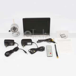   Receiver Wireless Color Camera Video Audio Digital Baby Monitor  