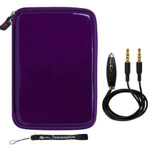  Purple Carbon Fiber Durable Slim Protective Eva Storage 