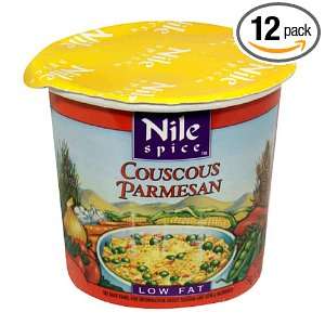 Nile Spice Couscous Parmesan, Low Fat, 1.9 Ounce Cups (Pack of 12 