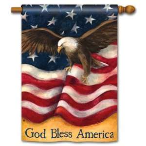  God Bless America Flag Double Sided Outdoor Living 
