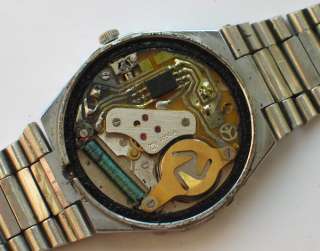1970s Rare soviet SLAVA Quartz watch w/ ST/ST bracelet  