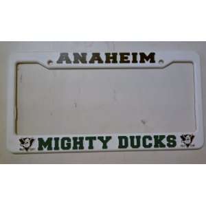  Anaheim Mighty Ducks NHL Plastic License Plate Frame Cover 