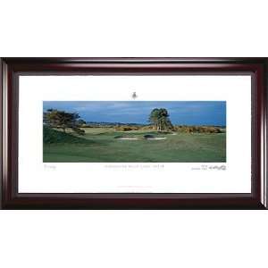  Carnoustie #13 9x15 Framed Mini Autograph Edition 