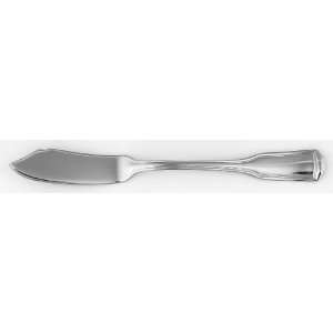   ) Flat Handle Master Butter Knife, Sterling Silver