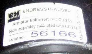 Endress+Hauser Turbimax CUS31 W4E New  