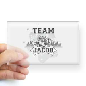    Sticker Clear (Rectangle) Twilight Wolf Team Jacob 
