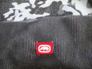 Black ECKO UNLTD Knit CAMO Visor WINTER Beanie CAP Hat  