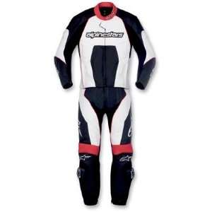  ALPINESTARS CARVER 2 PC LEATHER RACING STREET SUIT RED 48 