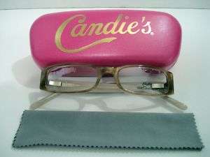 Candies Eyes C Andrea Beige Eyeglasses Rx Able Frame  