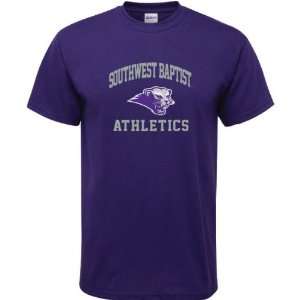  Southwest Baptist Bearcats Purple Athletics Arch T Shirt 