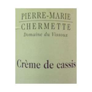   Pierre maire Chermette Creme De Cassis 375ML Grocery & Gourmet Food