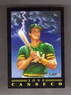 JOSE CANSECO 1991 FLEER PROVISIONS  