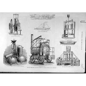    1876 Scientific Apparatus Comet Steam Puffing Billy