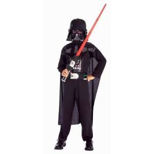  Star Wars Darth Vader Action Suit Costume Kid Sz 10 12 