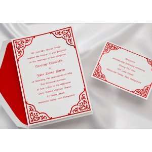  Cherry Foil Designed Wedding Invitations Health 