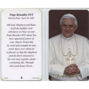 Pope Benedict XVI Laminated Holy Card (Religious Art LHC PB)  