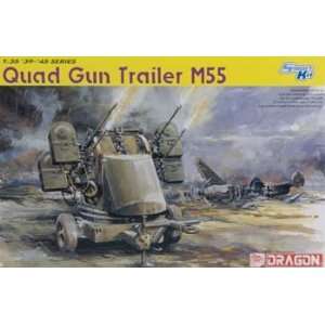  Dragon Models USA   1/35 Guad Gun Trailer M55 Smart Kit 