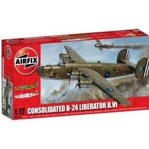   72 Consolidated B24 Liberator B VI Heavy Bomber Kit Toys & Games