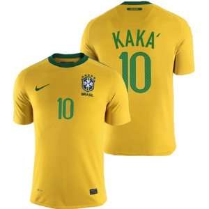  Nike Brasil Home Replica Jersey (KAKA #10) Sports 