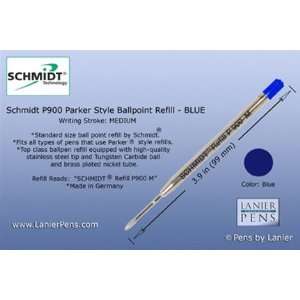  Schmidt P900 Medium Parker Style Ball Point Refill   Blue 