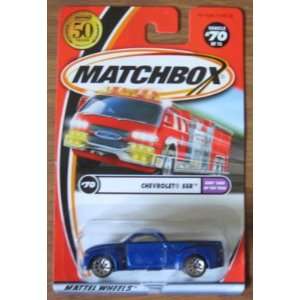  Matchbox Chevrolet SSR Truck Blue 70/75 2001 Kids Cars of 