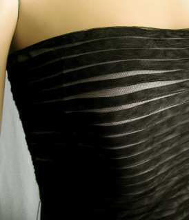 Tadashi Shoji NEW Black Pleated Sheath Dress Size 8 NWT  