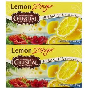 Celestial Seasonings Lemon Zinger Tea Grocery & Gourmet Food