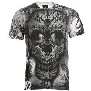  No Fear Gray Skull Premium T shirt