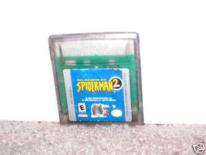 SPIDER MAN 2 SPIDERMAN 2   Nintendo Game Boy Color 047875802155  