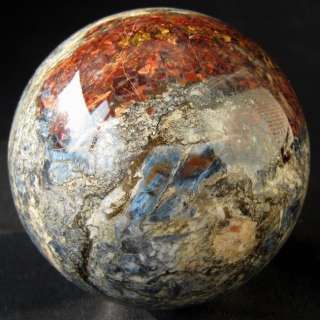 80mm Chatoyant Pietersite Crystal Sphere/Ball pts80ie1724  