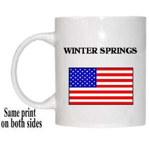    US Flag   Winter Springs, Florida (FL) Mug 