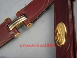   Cartier Mustard Color Leather Shoulder/ Messenger Bag Great Condition
