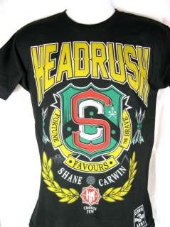 Shane Carwin Headrush Chosen Few Black T shirt New  