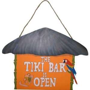  The Tiki Bar is Open Sign