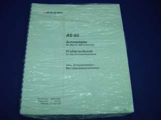 Perkin Elmer Autosampler Atomic Spectroscopy AS 90 Manual NEW
