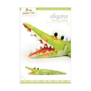   Penguin and Fish Embroidery Patterns Alligator Plush Arts, Crafts
