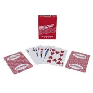    Broadway® Aristocrat Playing Cards  Red