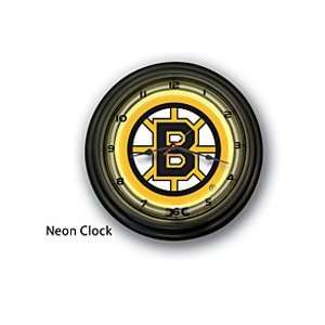  Boston Bruins Neon Clock 18