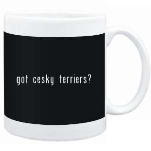  Mug Black  Got Cesky Terriers?  Dogs